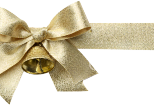 Christmas Ribbon Png Transparent Images - Gift Wrapping (640x480), Png Download
