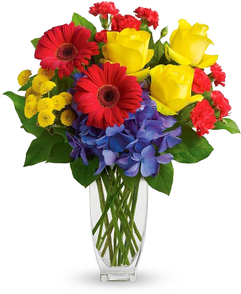 About Us - Triadic Color Scheme Flower Arrangements (550x596), Png Download