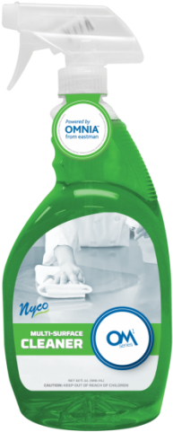 Commercial Cleaning Supplies - Nyco Products Om104-qps9 Cleaner Multi-surface Series (600x500), Png Download