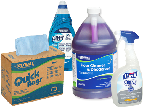 Cleaning Tools - Cascades F3833a1 Global Industrial Quick Rags Heavy (483x366), Png Download