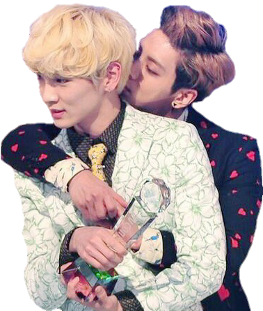 Transparent Fire Tumblr Kpop Transparent - Key Y Jonghyun Kiss (378x447), Png Download