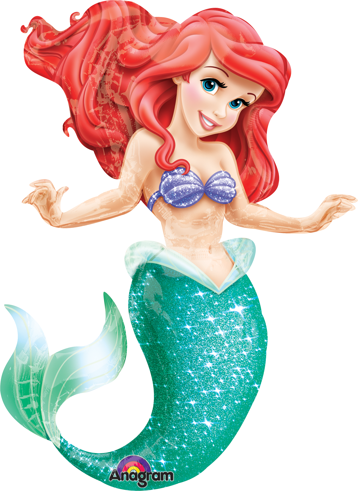 La Sirenita Caminante - Ariel The Little Mermaid (1200x1643), Png Download