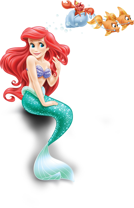 Arielnewuk - Disney's The Little Mermaid Magic Pen Painting Book (463x717), Png Download