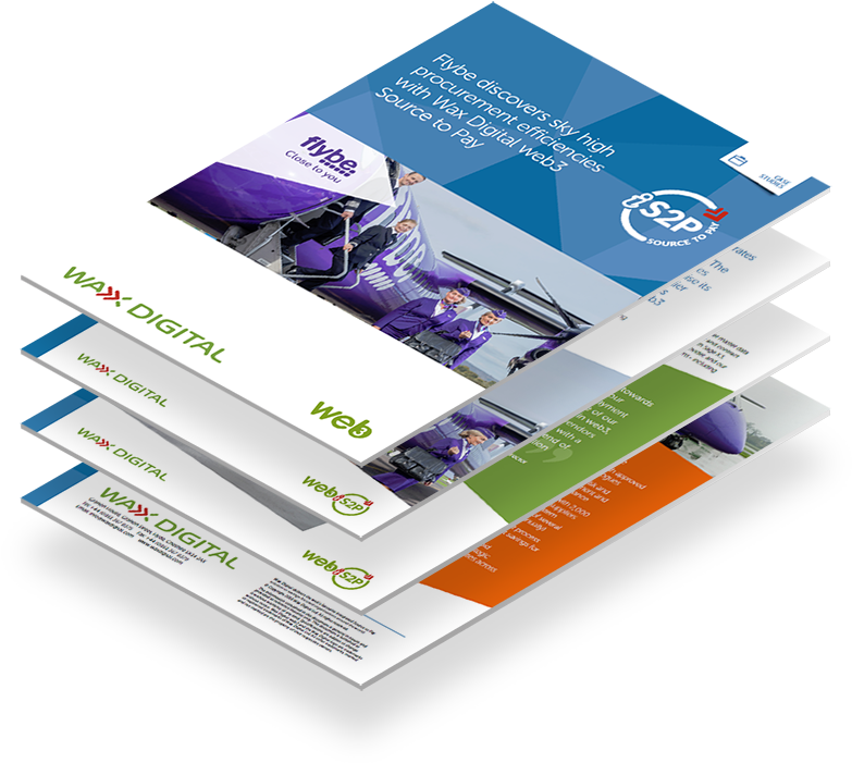 Flybe Source To Pay Case Study - Brochure (840x737), Png Download