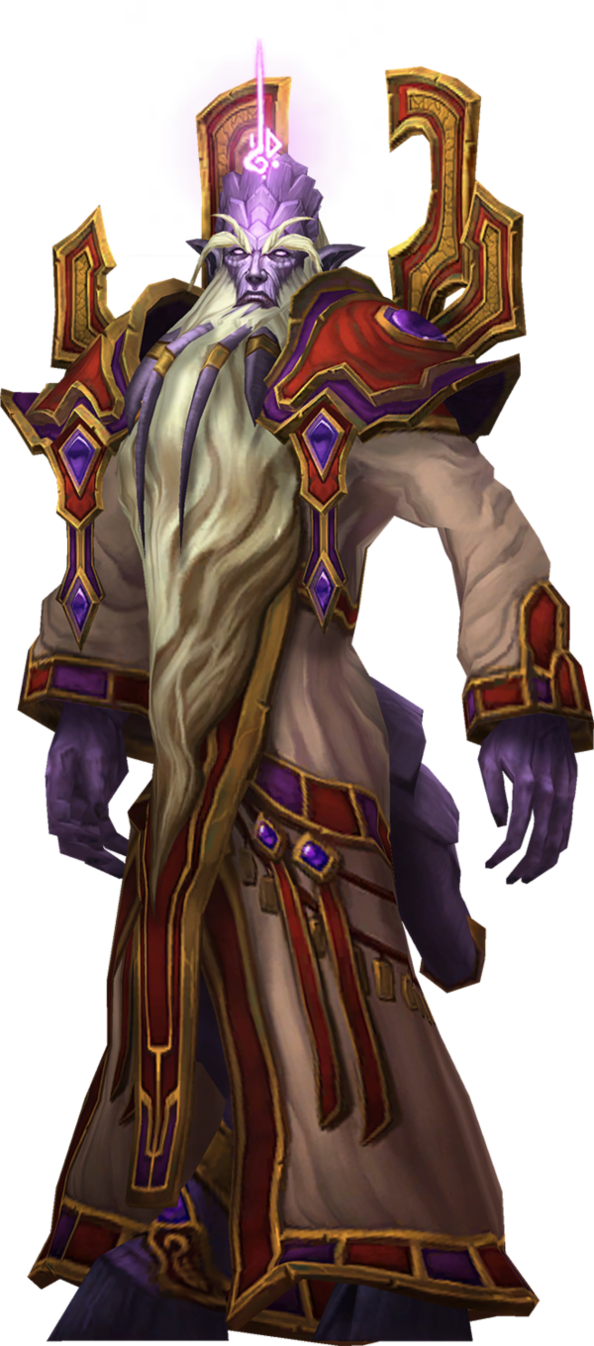 Of Things And Nova To Your Heart's Content - Velen The Prophet (594x1346), Png Download