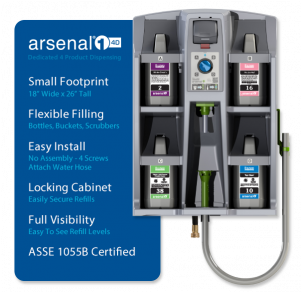 Hillyard Arsenal 1 Dilution System - Hillyard Arsenal (300x400), Png Download