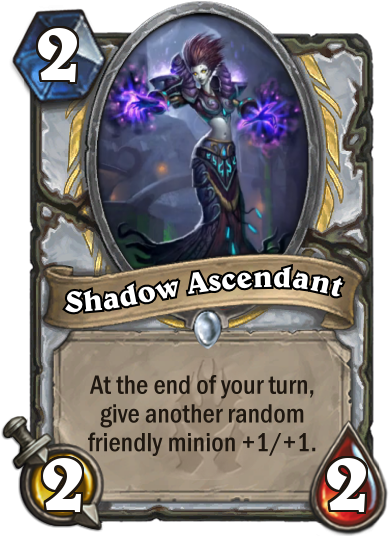 Shadow Ascendant (2/2)type - Hearthstone Most Useless Cards (400x543), Png Download