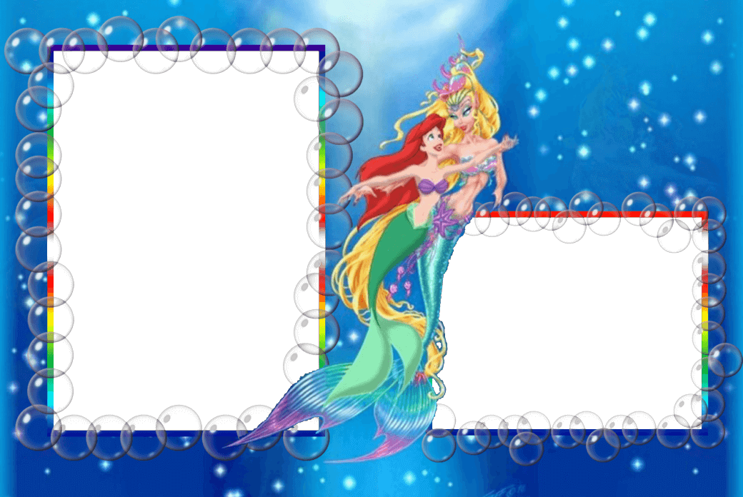 Marco Para Foto De La Película La Sirenita - Ariel (1040x696), Png Download