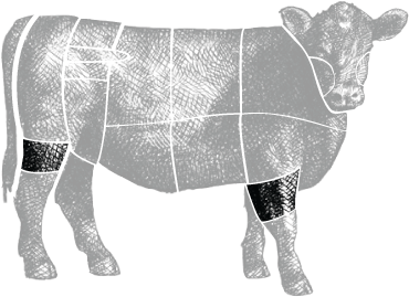 The Femur & Humerus Bones Are Large Bones From The - Beef (448x340), Png Download