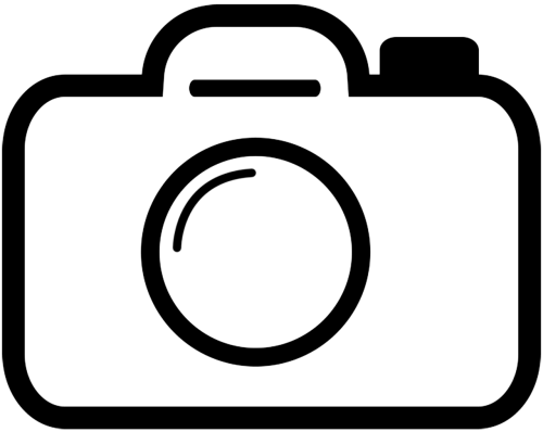 Camera,the - Logo Kamera Hitam Putih (500x398), Png Download