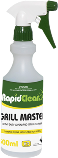 Rapidclean Grillmaster Spray Bottle - Bottle (600x600), Png Download