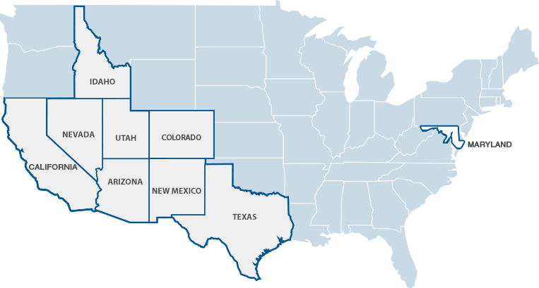 Brady Service Area - Sales (763x409), Png Download