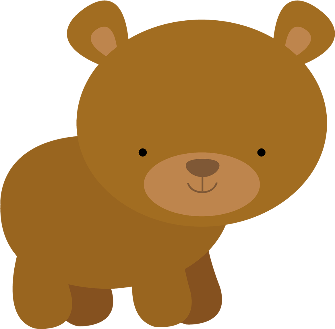 Ursinho Marrom - Portable Network Graphics (1200x1180), Png Download