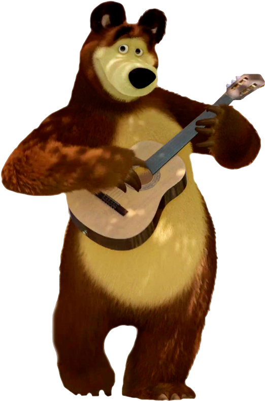Postado Por Eliane Ribeiro Da Silva Às - Медведь Из Маши И Медведя (548x800), Png Download
