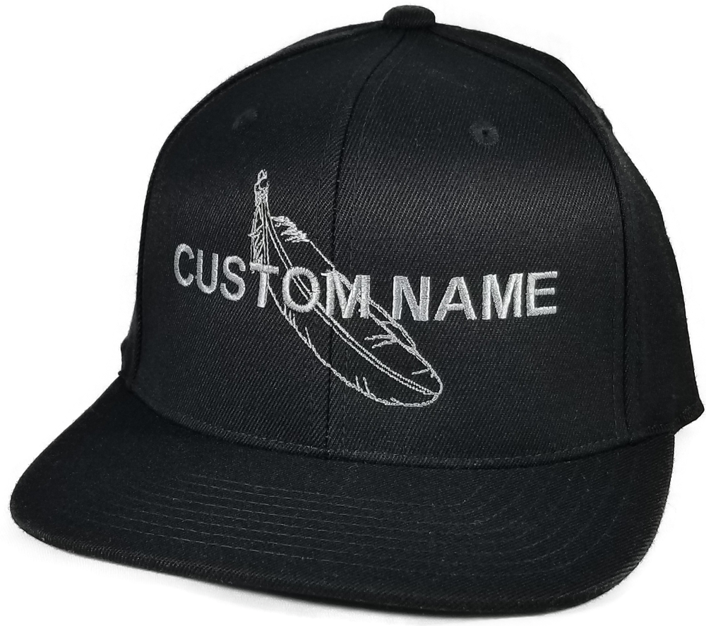 A Native American Hat Featuring A Custom Name With - Baseball Cap (1000x887), Png Download