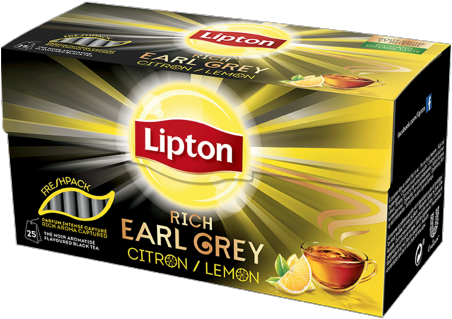 Lipton Rich Earl Grey Citron - Lipton (490x490), Png Download