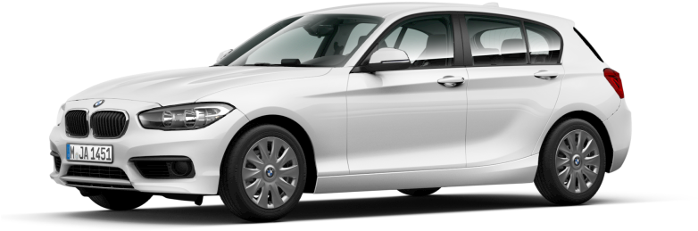 Bmw 1 Series 5-door - Bmw 1 Serie 2018 White (890x501), Png Download