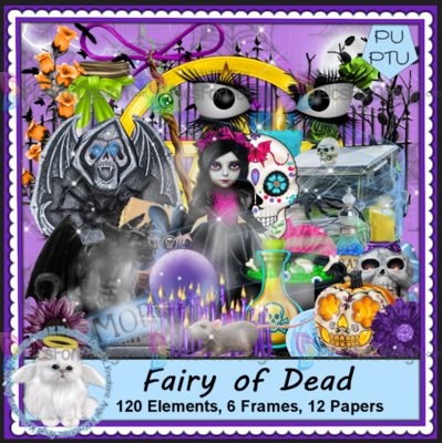 Fairy Of Dead - Costume Castle Light Up Tombstone Decoration (399x400), Png Download