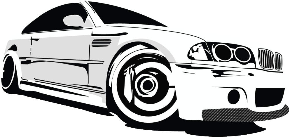Bmw E 46 Vector (1024x1024), Png Download