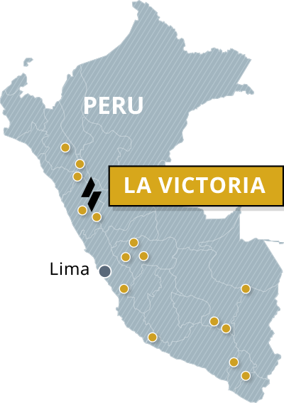 La Victoria, Ancash, Peru - Peru Map Png (400x566), Png Download