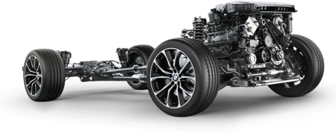 The Heart Of Every X6 - Bmw X6 2017 Engine (667x493), Png Download
