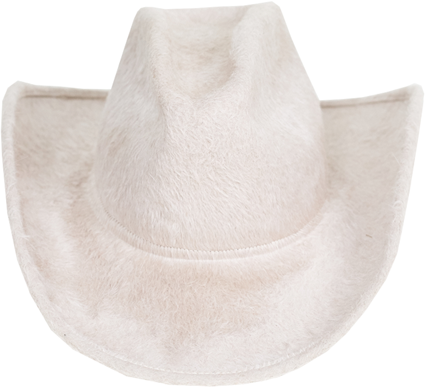 Cowboy Hat In Alabaster Long Hair Angora - Chair (1345x898), Png Download