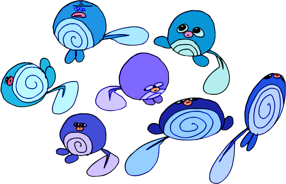 Poliwags For My Bff Friend Forever - Digital Art (1280x832), Png Download