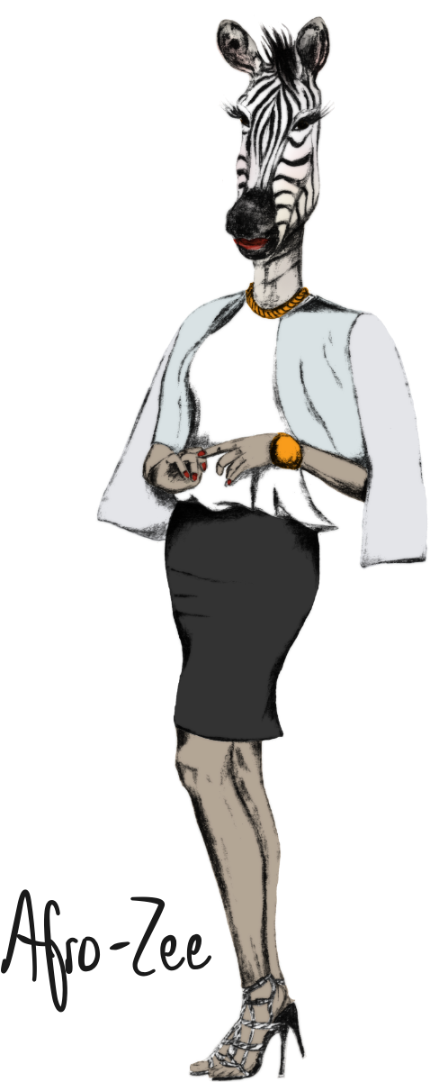 Afro-zee Could Have Majored In Psychology, But When - Drawing (800x1200), Png Download
