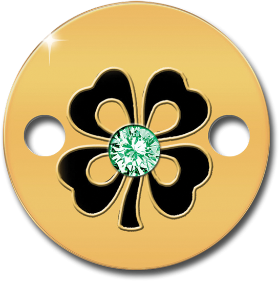 Four-leaf Clover , Niue, 2015, 1g, - Bracelet (600x594), Png Download