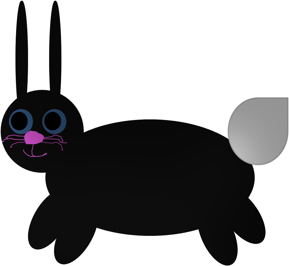 Bunny - Cartoon (918x847), Png Download