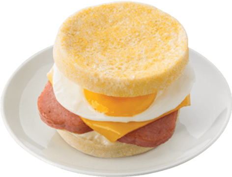 Spam And Egg Sandwich - Ham And Cheese Sandwich (600x600), Png Download