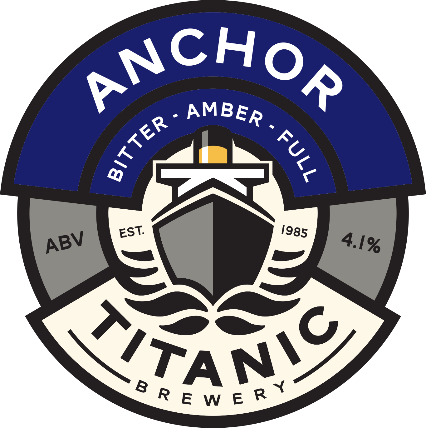 Anchor - Titanic Plum Porter (1365x1370), Png Download