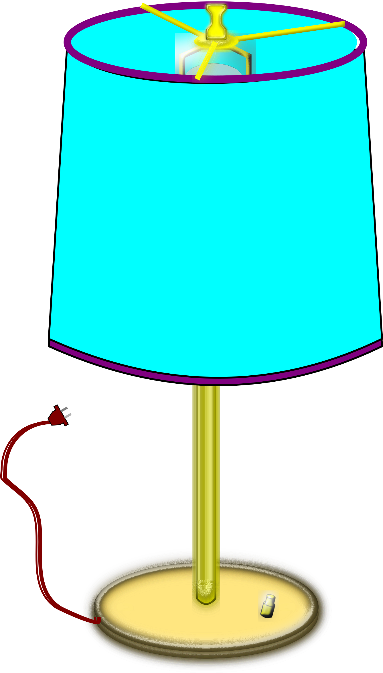 This Free Icons Png Design Of Table Lamp (1337x2400), Png Download