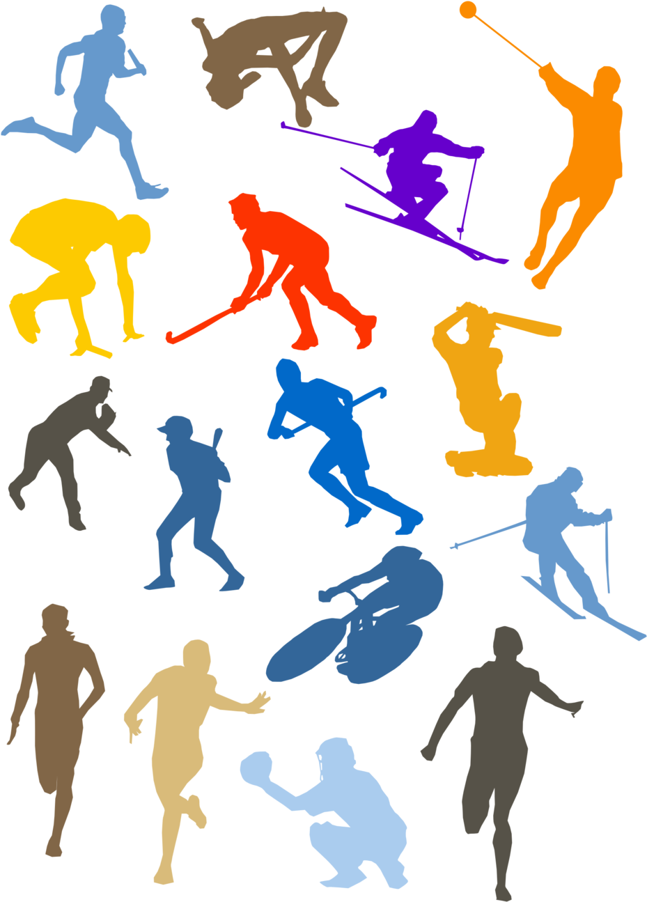 Sports In India - Sports Clip Art Png (958x1355), Png Download