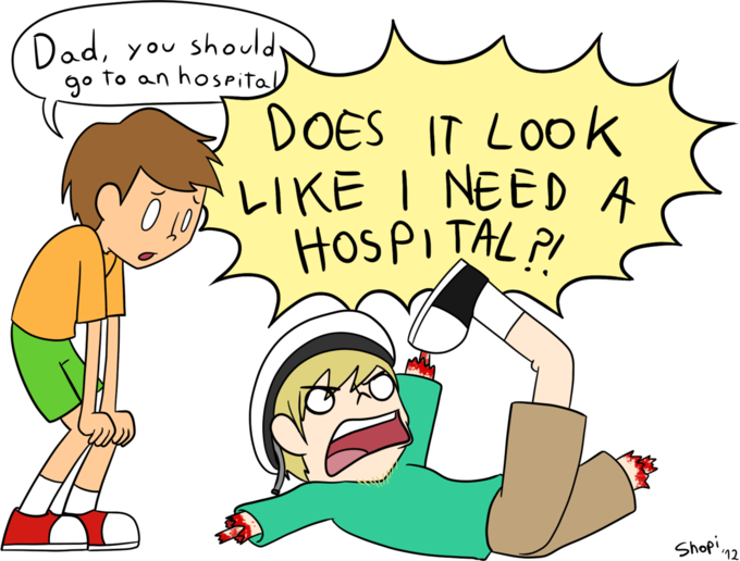 Timmy Pewdiepie Psychotic Dad Irresponsible Dad - Happy Wheels Gay Porn (500x379), Png Download