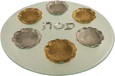 Contemporary Seder Plate - Ahuva Exquisite Contemporary Seder Plate (500x500), Png Download