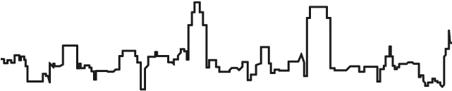 New York Skyline Outline Png (640x480), Png Download