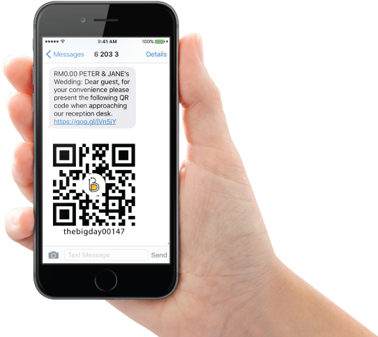 Wedding Guest Self Check-in Qrcode - Business Class Language Solutions (560x497), Png Download