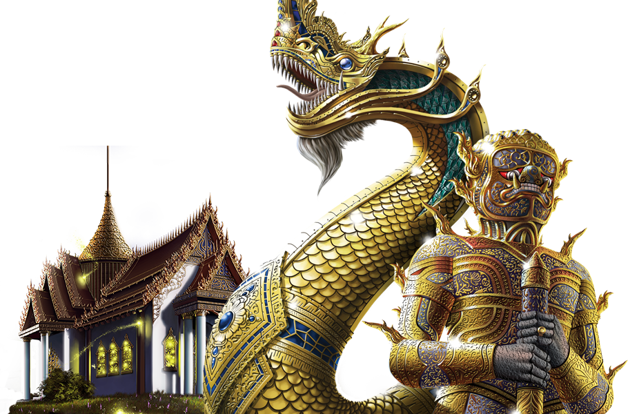 Thai Dragon Slot Game - Thai Dragon (910x600), Png Download