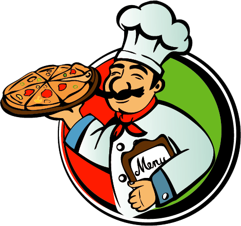 Clip Free Stock Menu Supreme Logo Suprem Restaurant - Logos De Pizzerias Png (470x442), Png Download