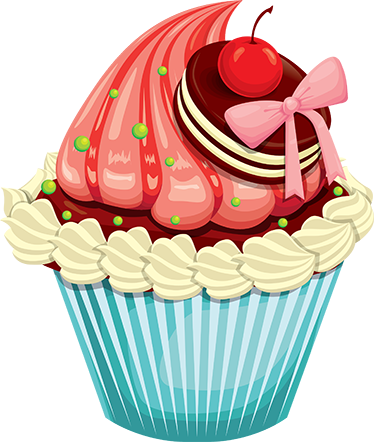 Desenho De Cupcake Png - Cupcake Posters (374x442), Png Download