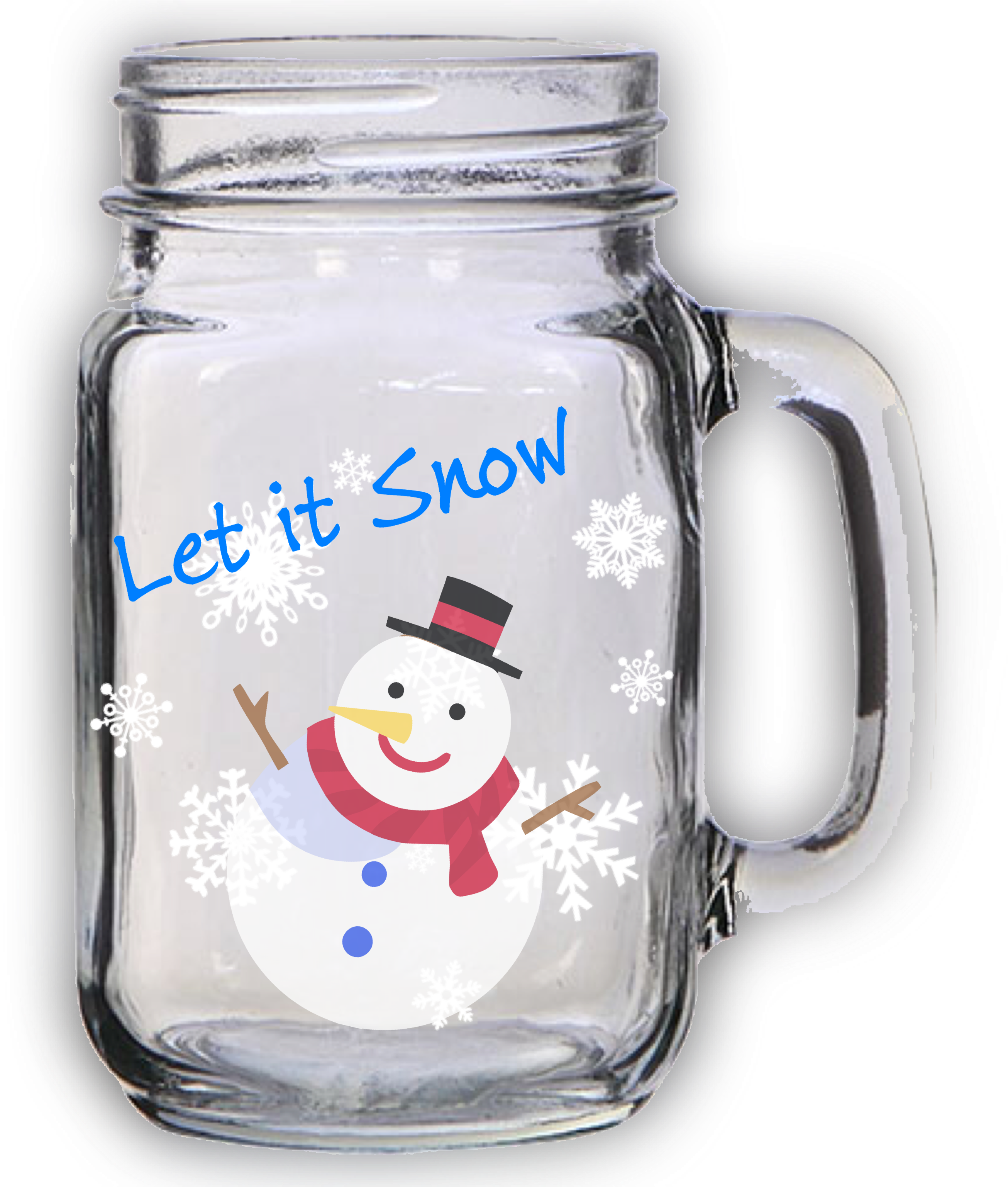 Image Gallery - Glass Pint Jar Mugs, 16 Oz. (3072x3072), Png Download