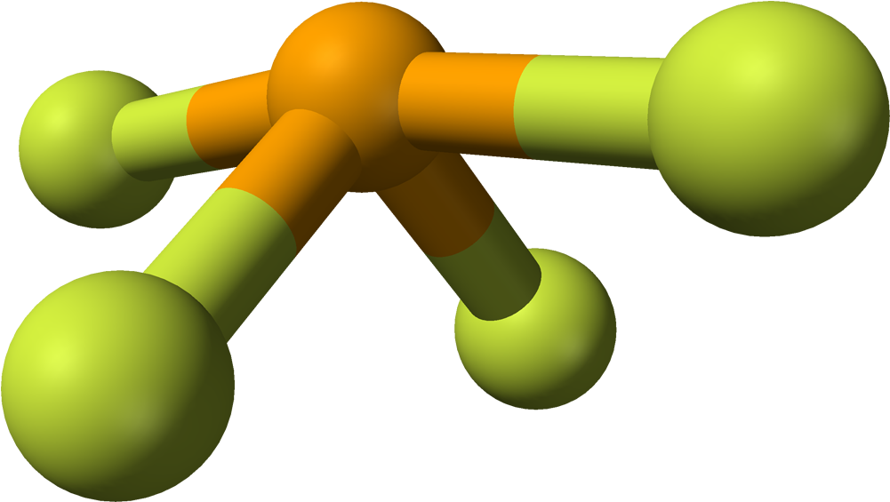 Selenium Tetrafluoride Gas 3d Balls - Seobr2 (1100x664), Png Download