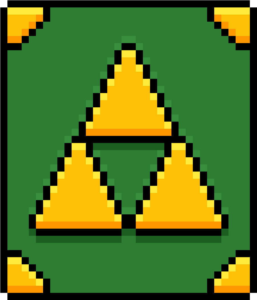 The Triforce - 8 Bit Lil Bub (1000x1200), Png Download