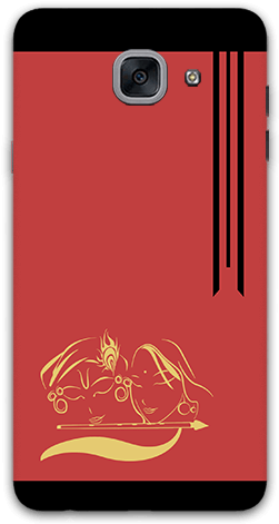 Lord Radhe Krishna Face Samsung J7 Max Mobile Case - Vivo Y21l (600x600), Png Download