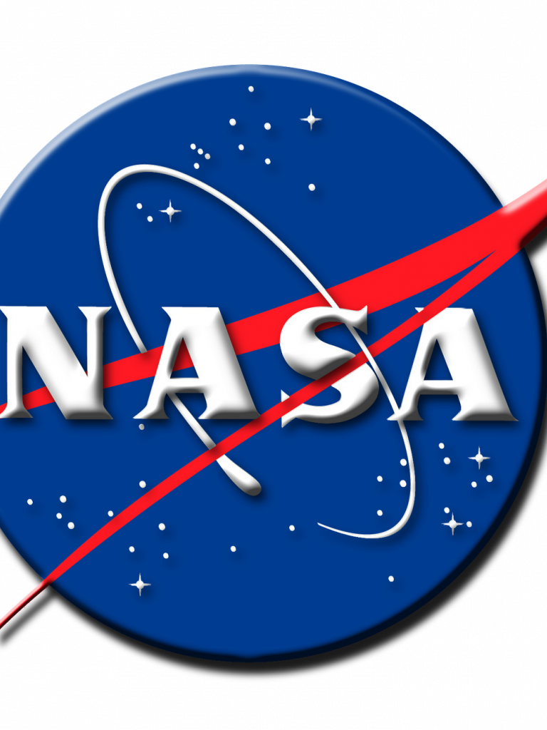 Nasa Logo Wallpaper - Nasa (768x1024), Png Download