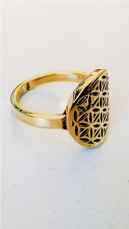 Flower Of Life Ring - Overlapping Circles Grid (800x800), Png Download