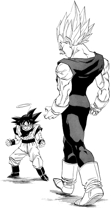 Mine Manga Cap Dragonball Goku Transparent Vegeta Db - Dragon Ball Akira Toriyama Manga (500x750), Png Download