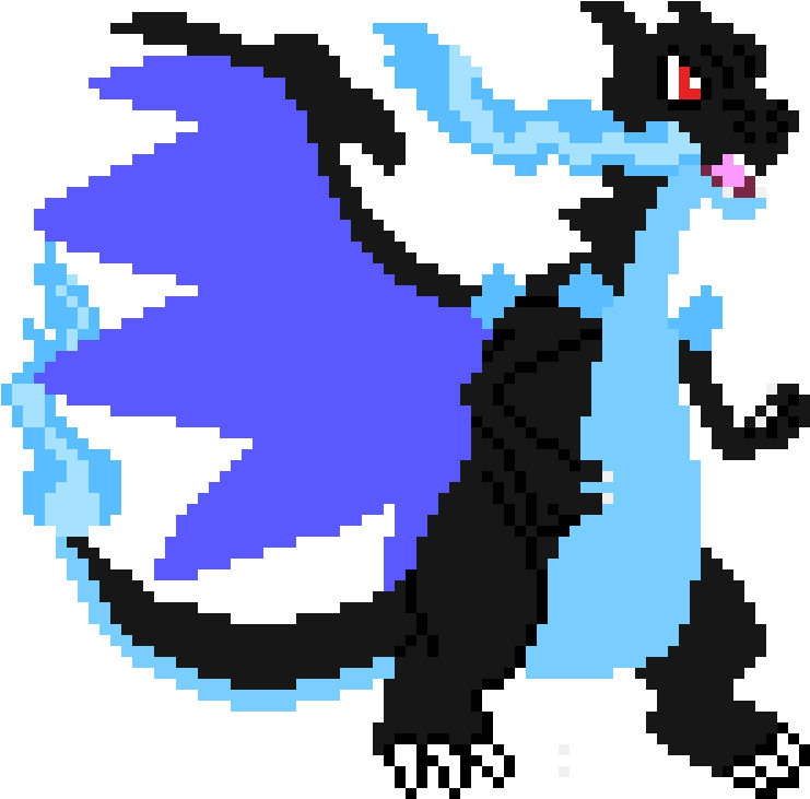 Mega Charizard X (800x750), Png Download