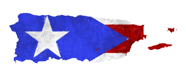 Click And Drag To Re-position The Image, If Desired - Puerto Rico Map Art (600x251), Png Download